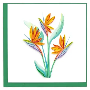 Bird of Paradise Quilling Card (NEW Design 2024)