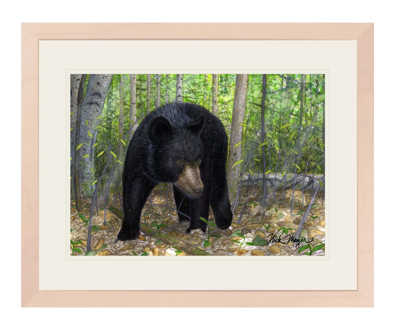 Black Bear Print