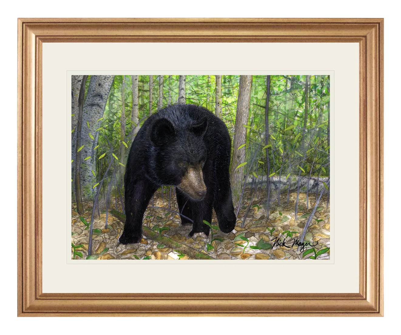 Black Bear Print