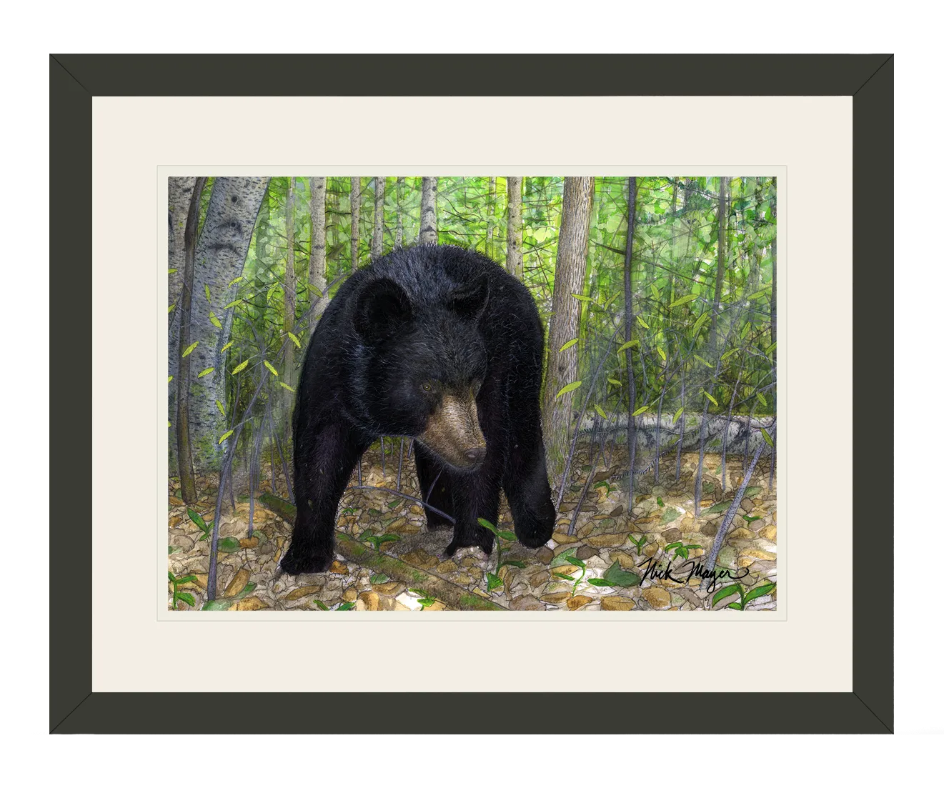 Black Bear Print