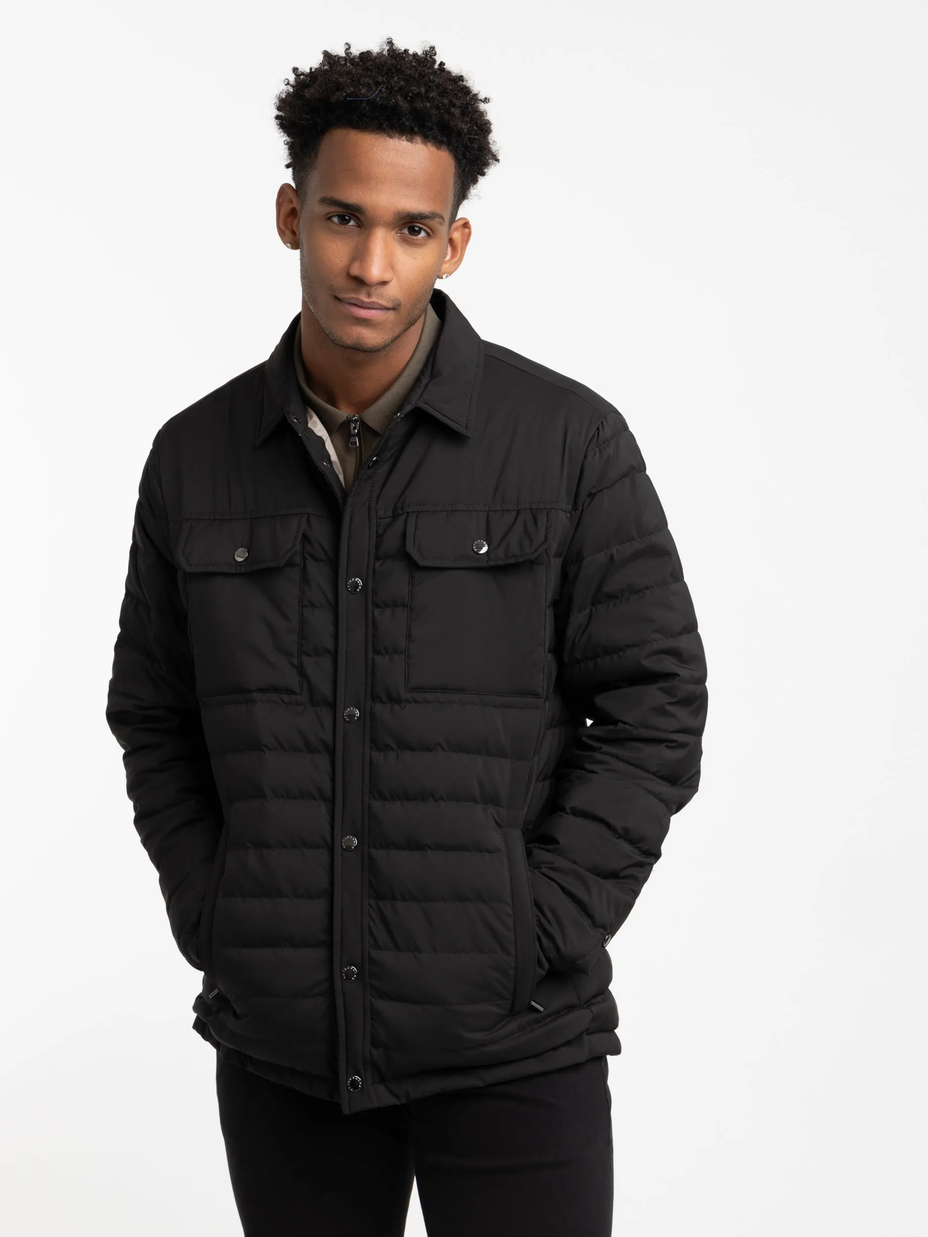 Black Typhoon Platinum Quilted Jacket