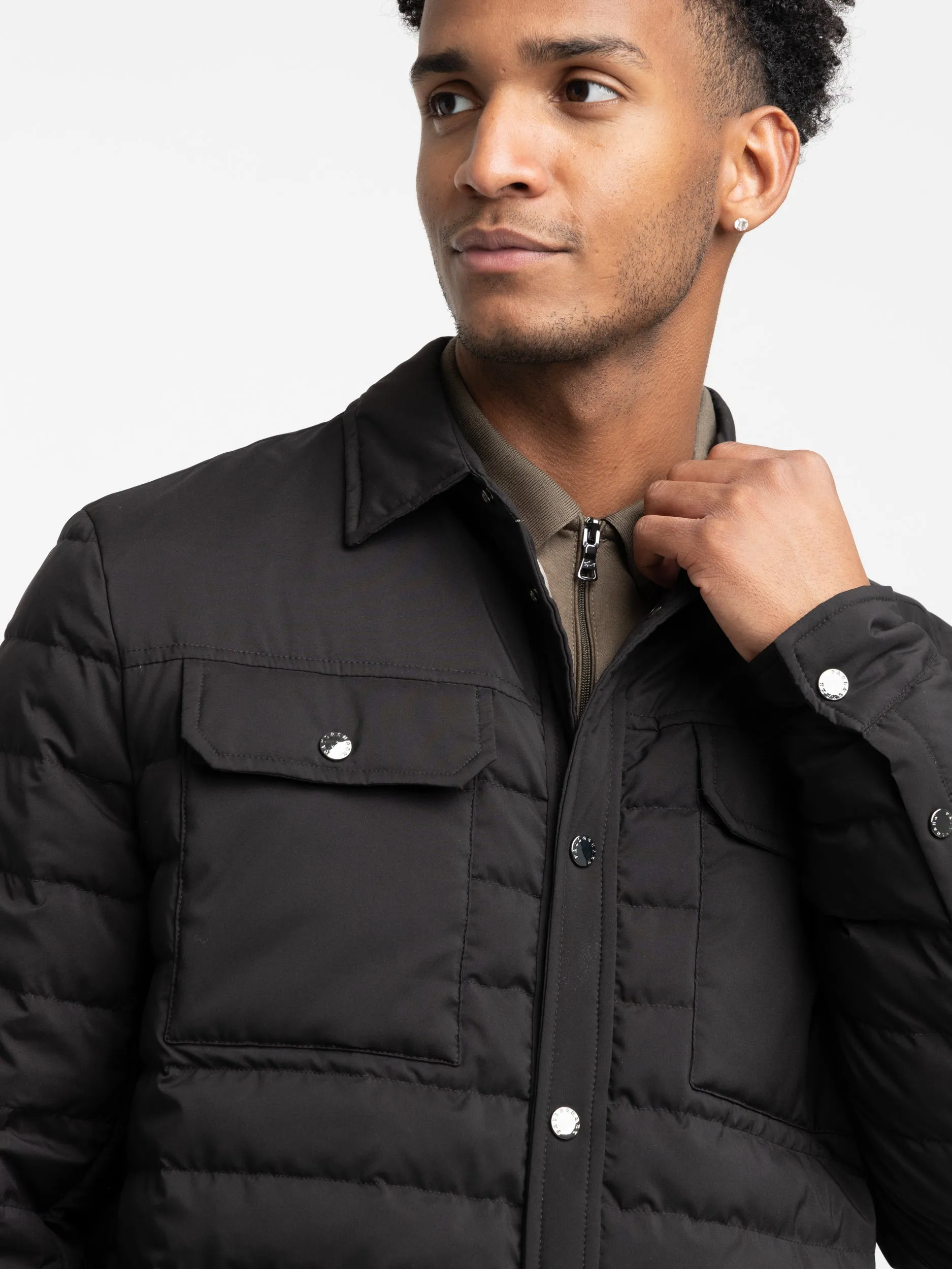 Black Typhoon Platinum Quilted Jacket