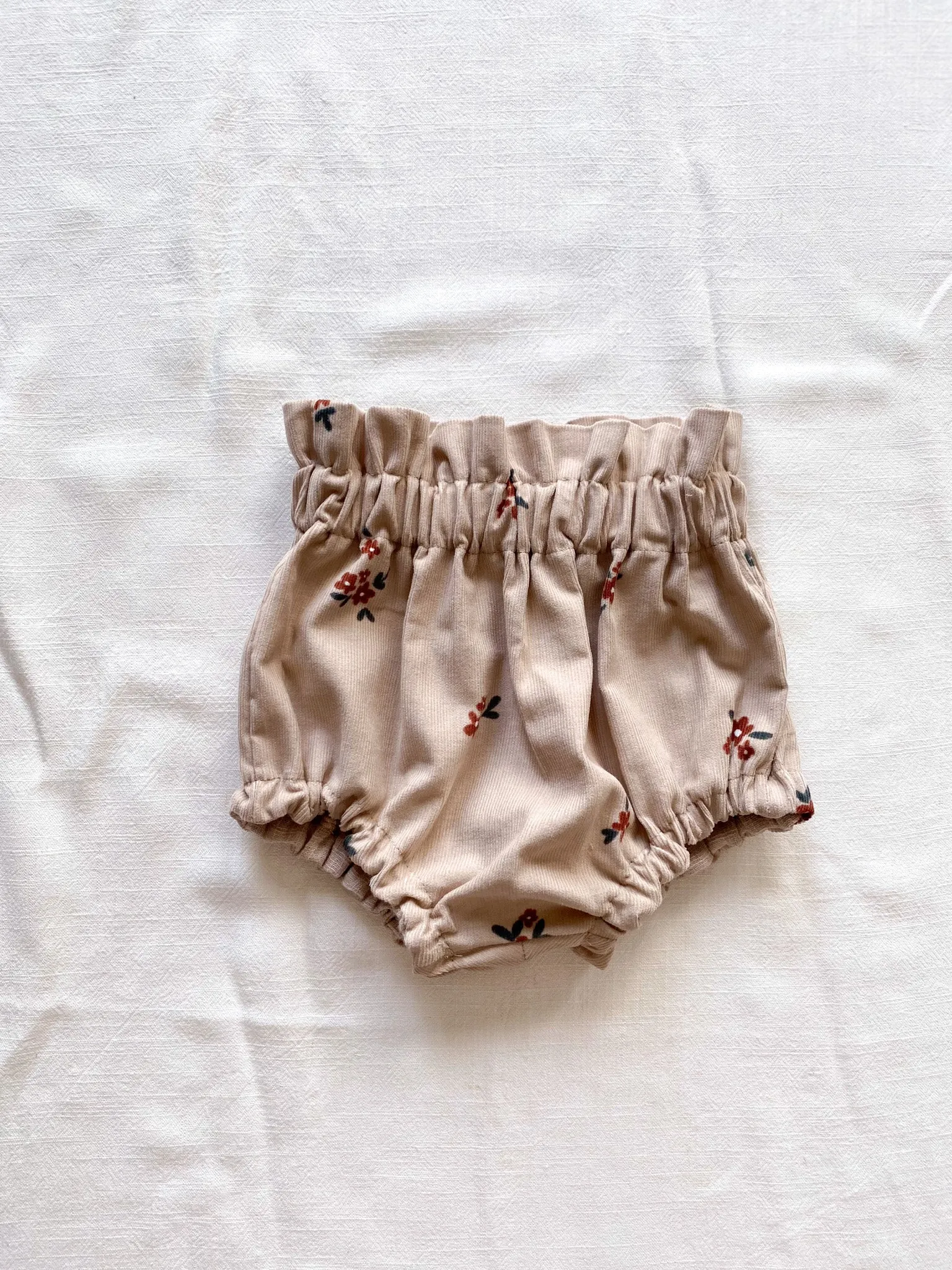 Bloomers / floral corduroy