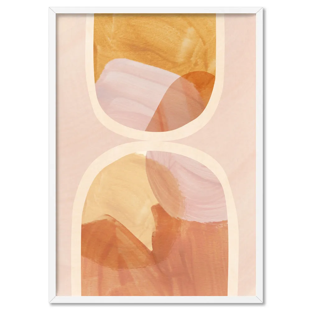 Boho Abstracts | Terra Arches IV - Art Print