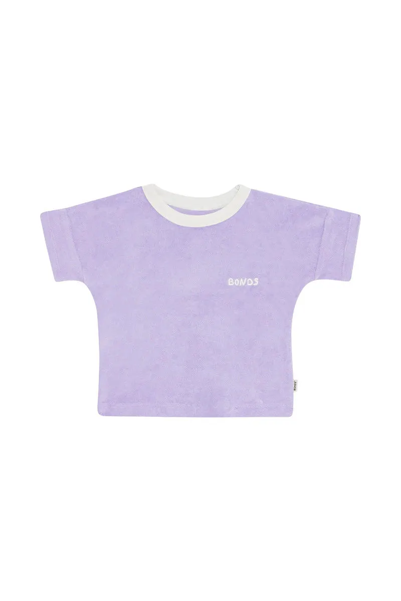 Bonds Terry Towel Tee - Lilac Ice