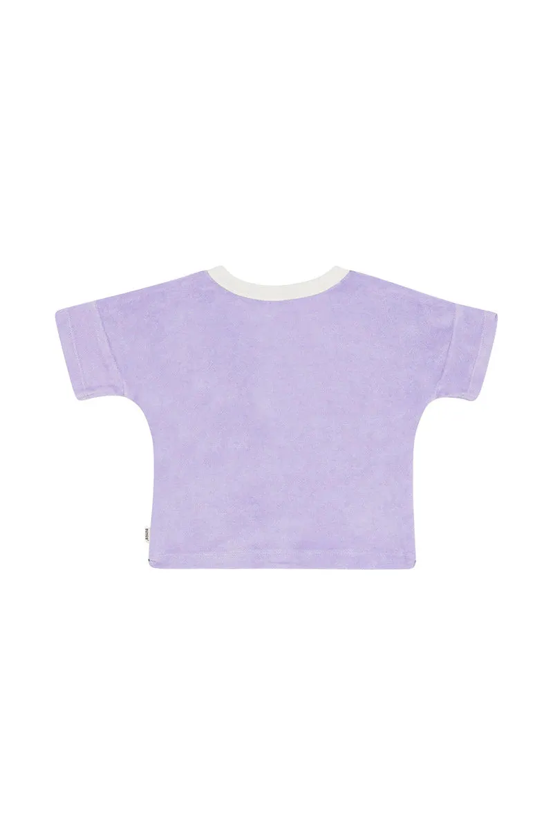 Bonds Terry Towel Tee - Lilac Ice