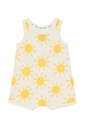 Bonds Wondercool Eyelet Hot Days Suit - Sun-Burst Yellow