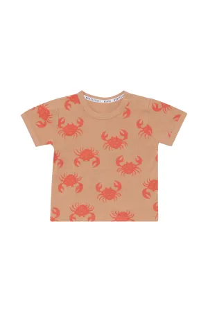 Wondercool Crabby Crab Natural Short Sleeve Tee for Ultimate Comfort