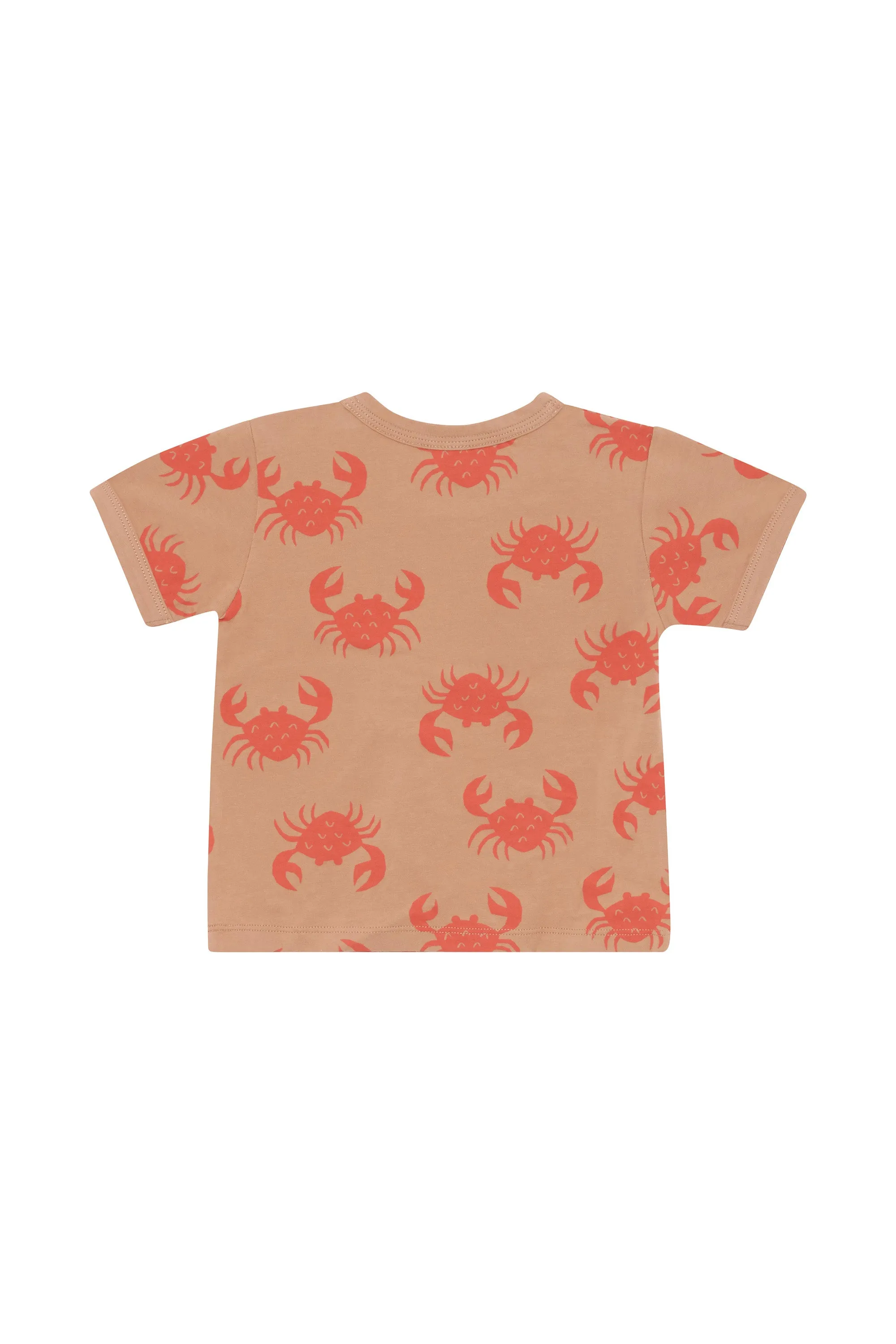 Wondercool Crabby Crab Natural Short Sleeve Tee for Ultimate Comfort