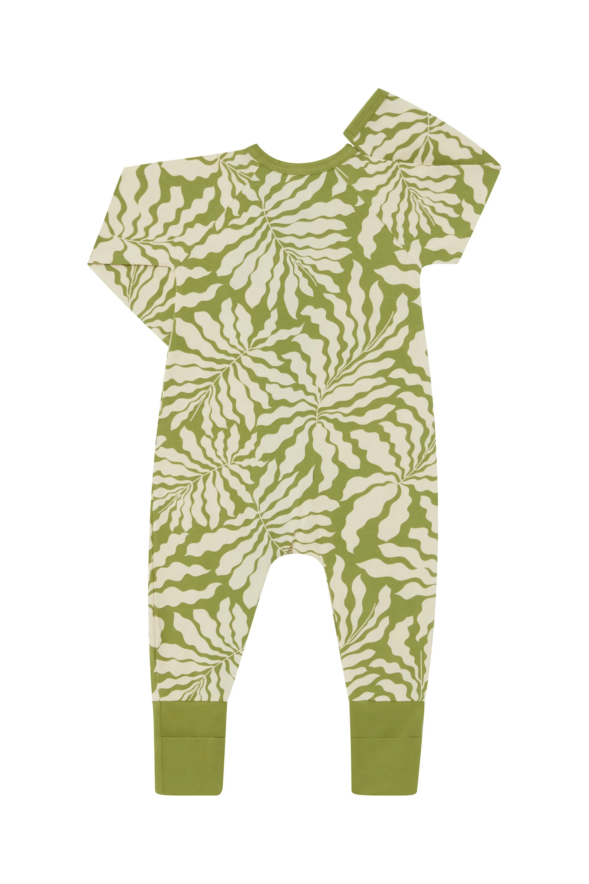 Bonds Zip Wondersuit - Sunshine Tropics Khaki