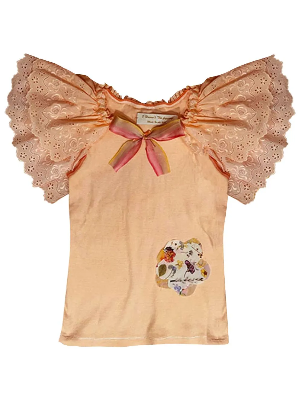 Broderie Peach Top