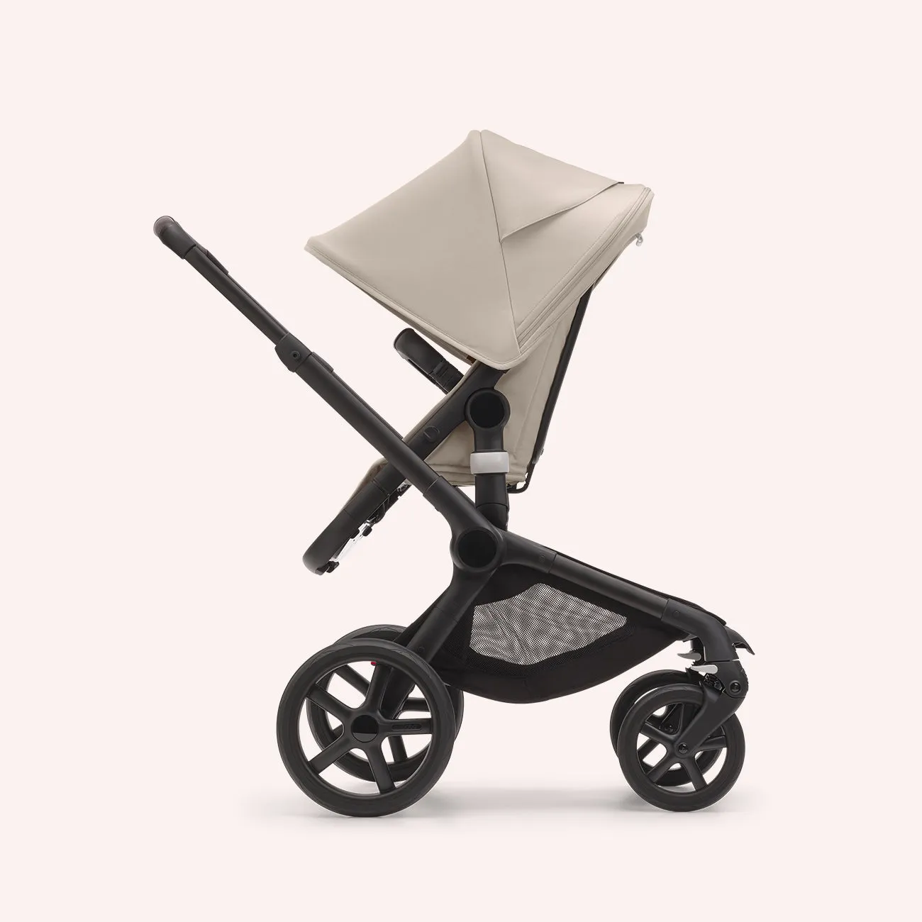 Bugaboo Fox 5 Bassinet and Seat Pram - Black/Desert Taupe