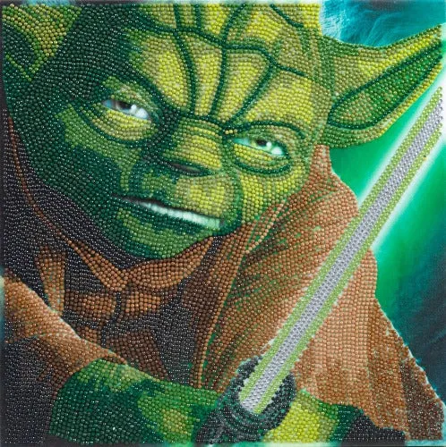 CAK-SWS703M: Yoda 30x30cm Crystal Art Kit