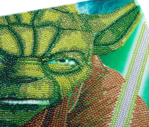 CAK-SWS703M: Yoda 30x30cm Crystal Art Kit