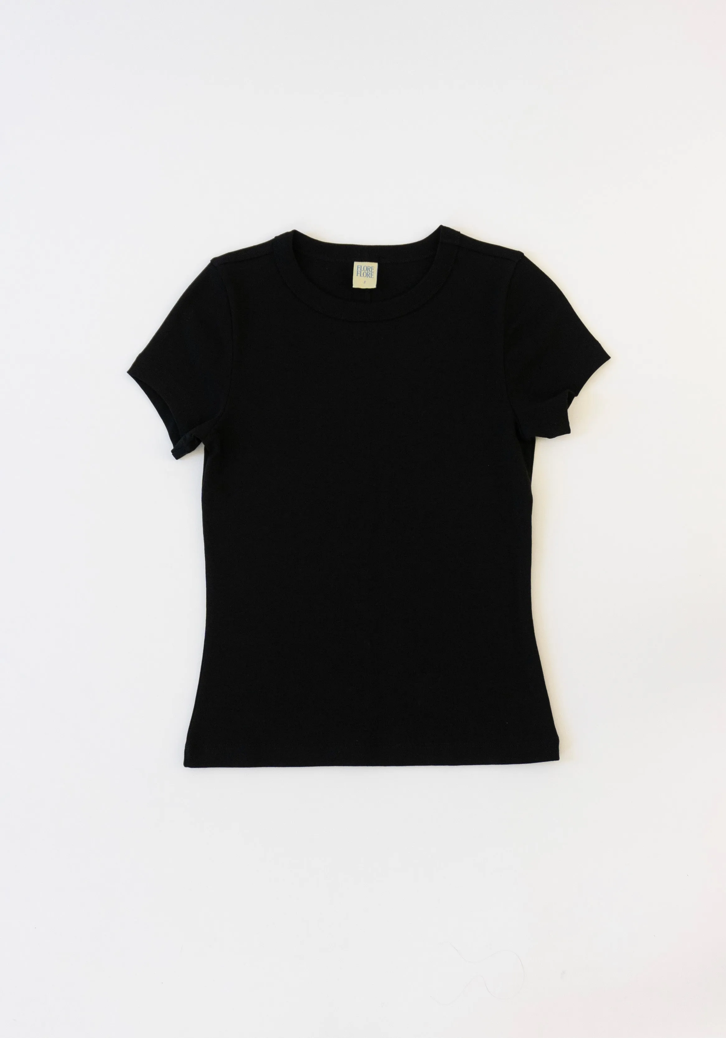 Car Baby Tee in Black