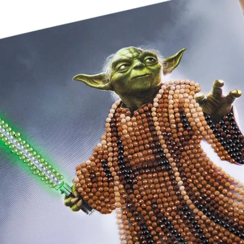 CCK-SWS804: Yoda 18x18cm Crystal Art Card