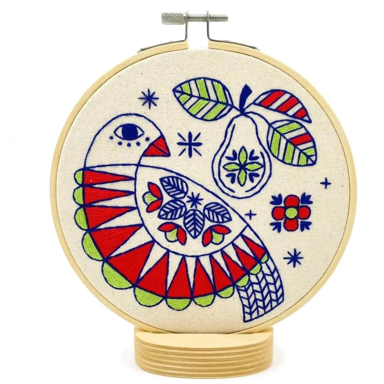 Christmas Partridge Complete Embroidery Kit