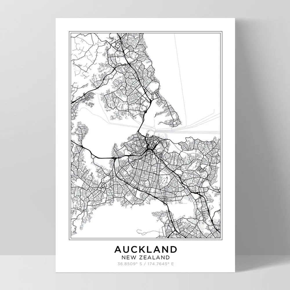 City Map | AUCKLAND - Art Print