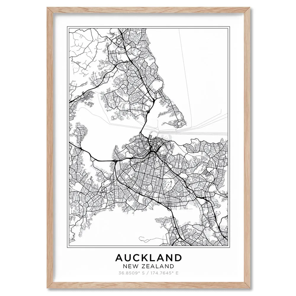 City Map | AUCKLAND - Art Print