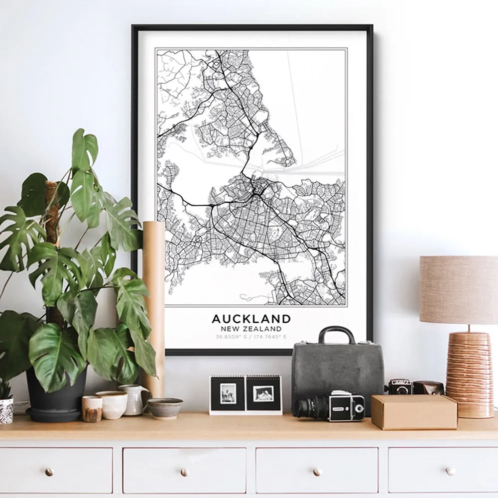 City Map | AUCKLAND - Art Print