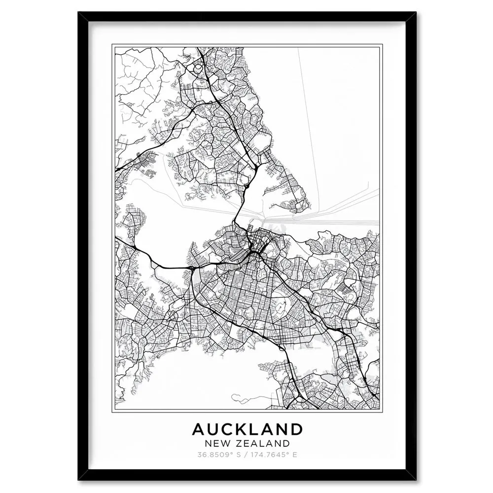 City Map | AUCKLAND - Art Print