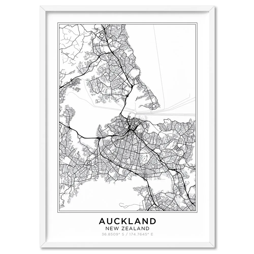 City Map | AUCKLAND - Art Print