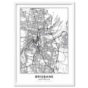 City Map | BRISBANE - Art Print