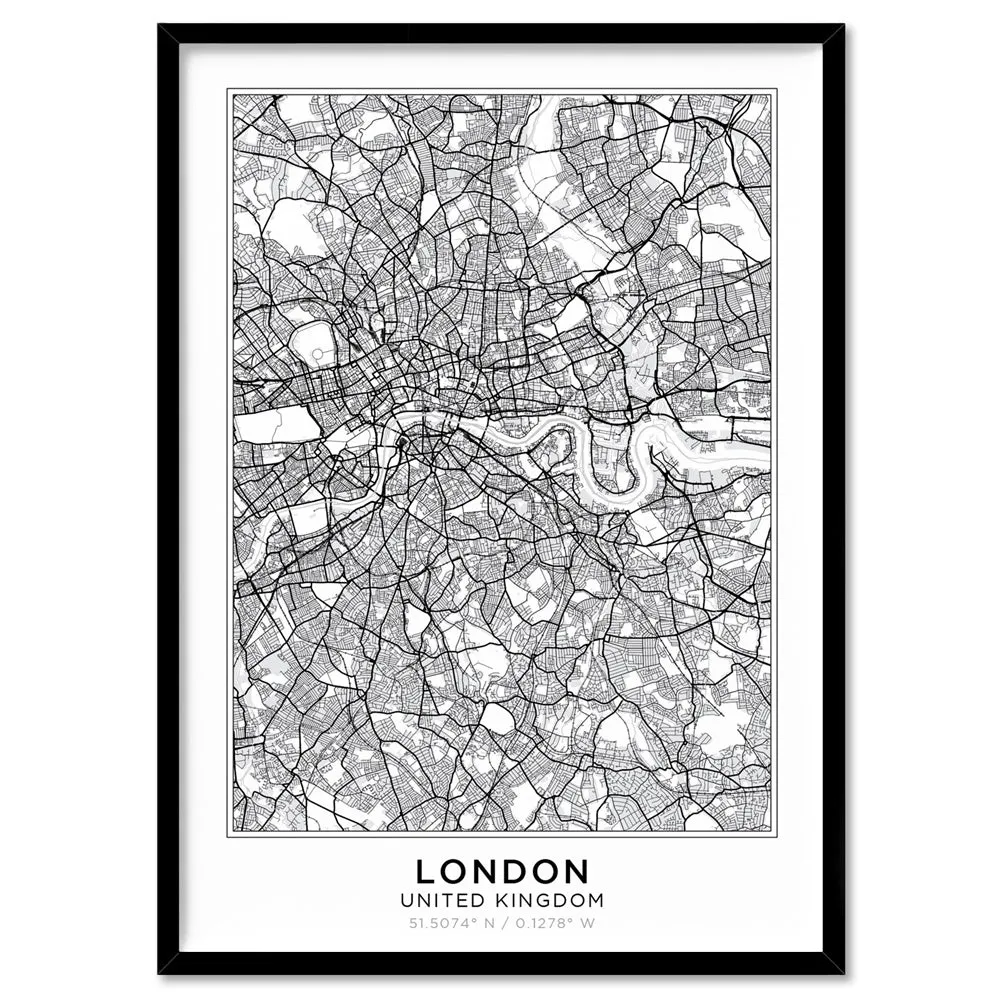 City Map | LONDON - Art Print