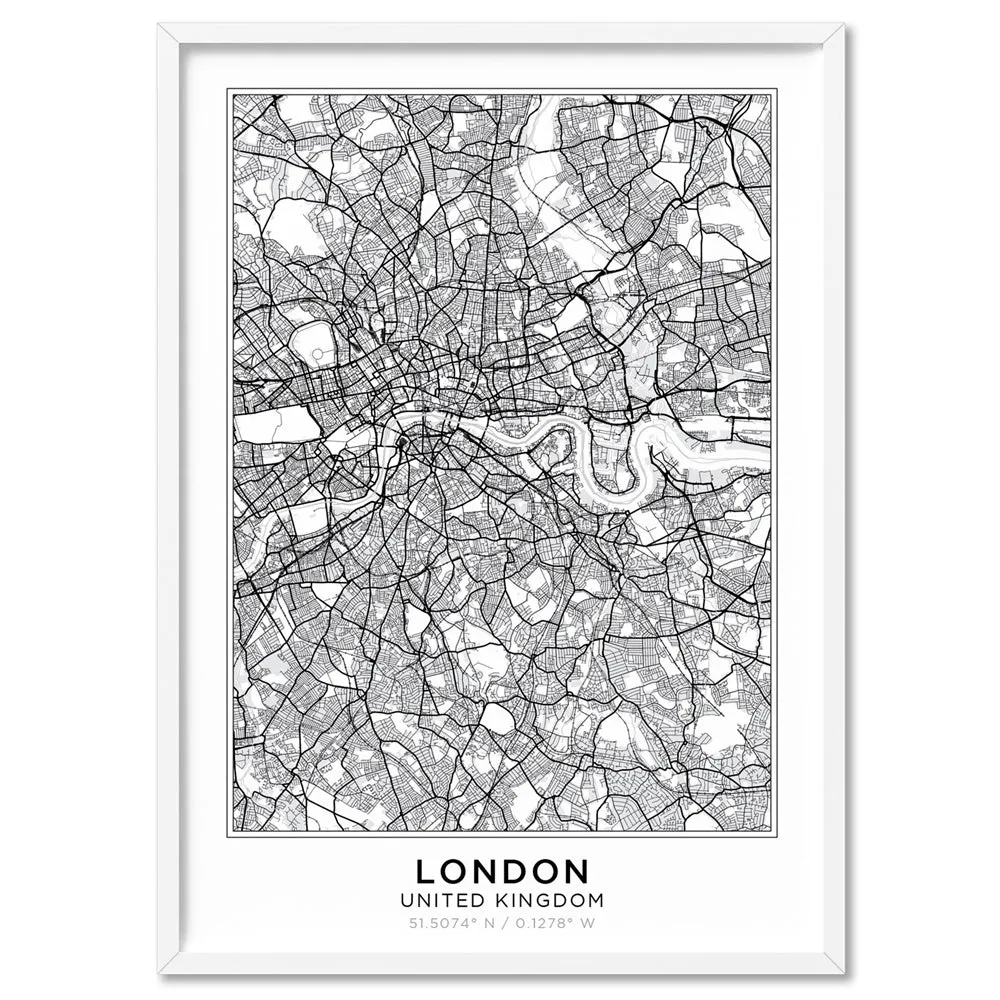 City Map | LONDON - Art Print