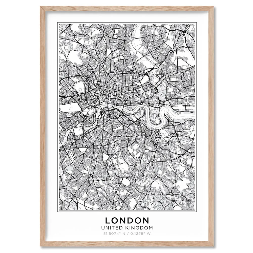 City Map | LONDON - Art Print