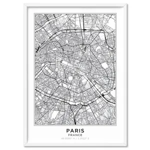 City Map | PARIS - Art Print