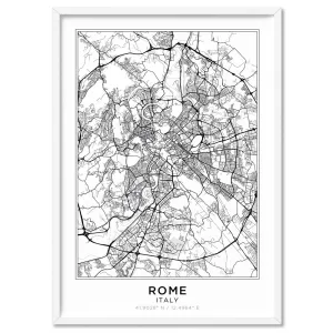 City Map | ROME - Art Print