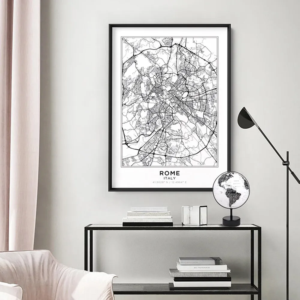 City Map | ROME - Art Print