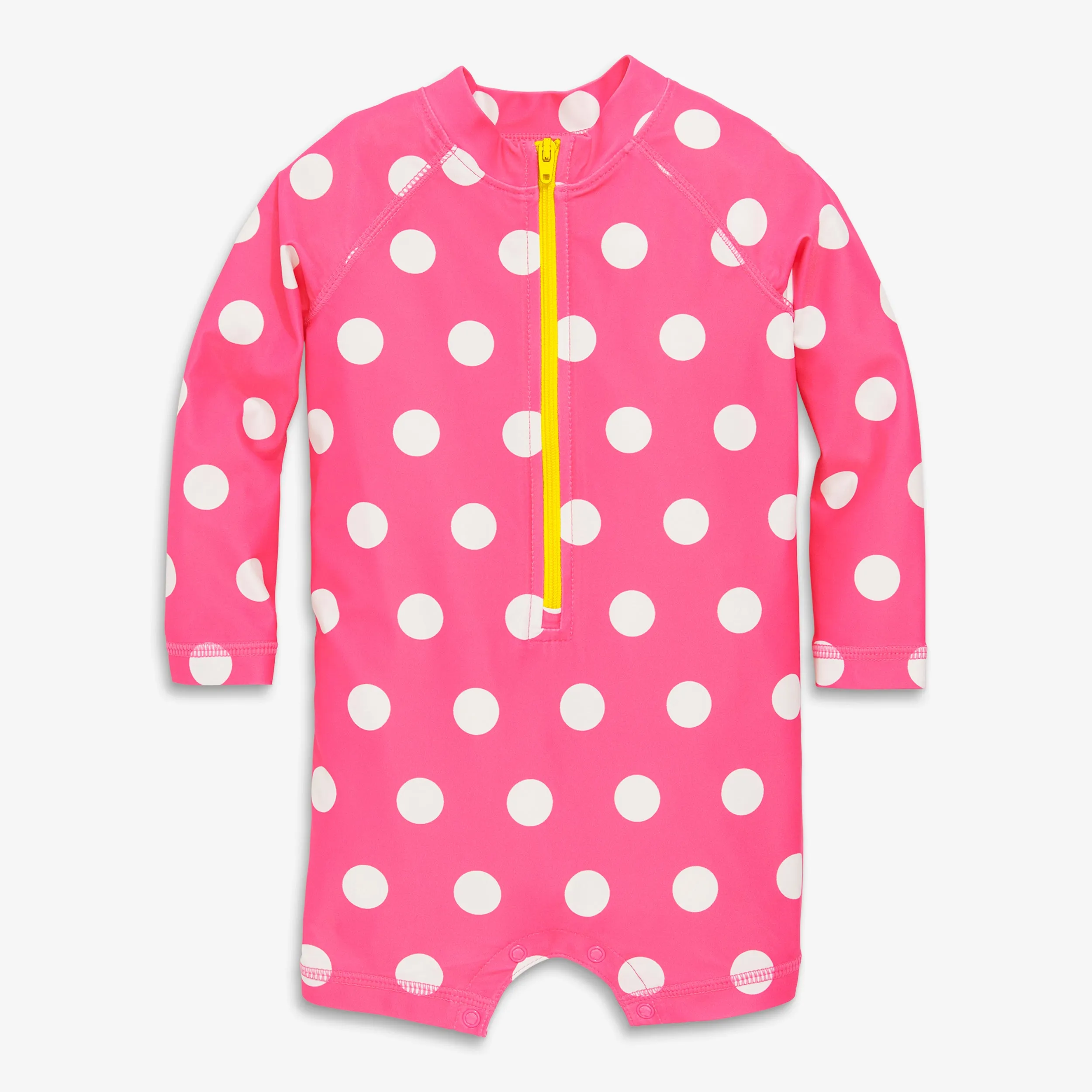 Clearance baby one-piece rash guard in dot