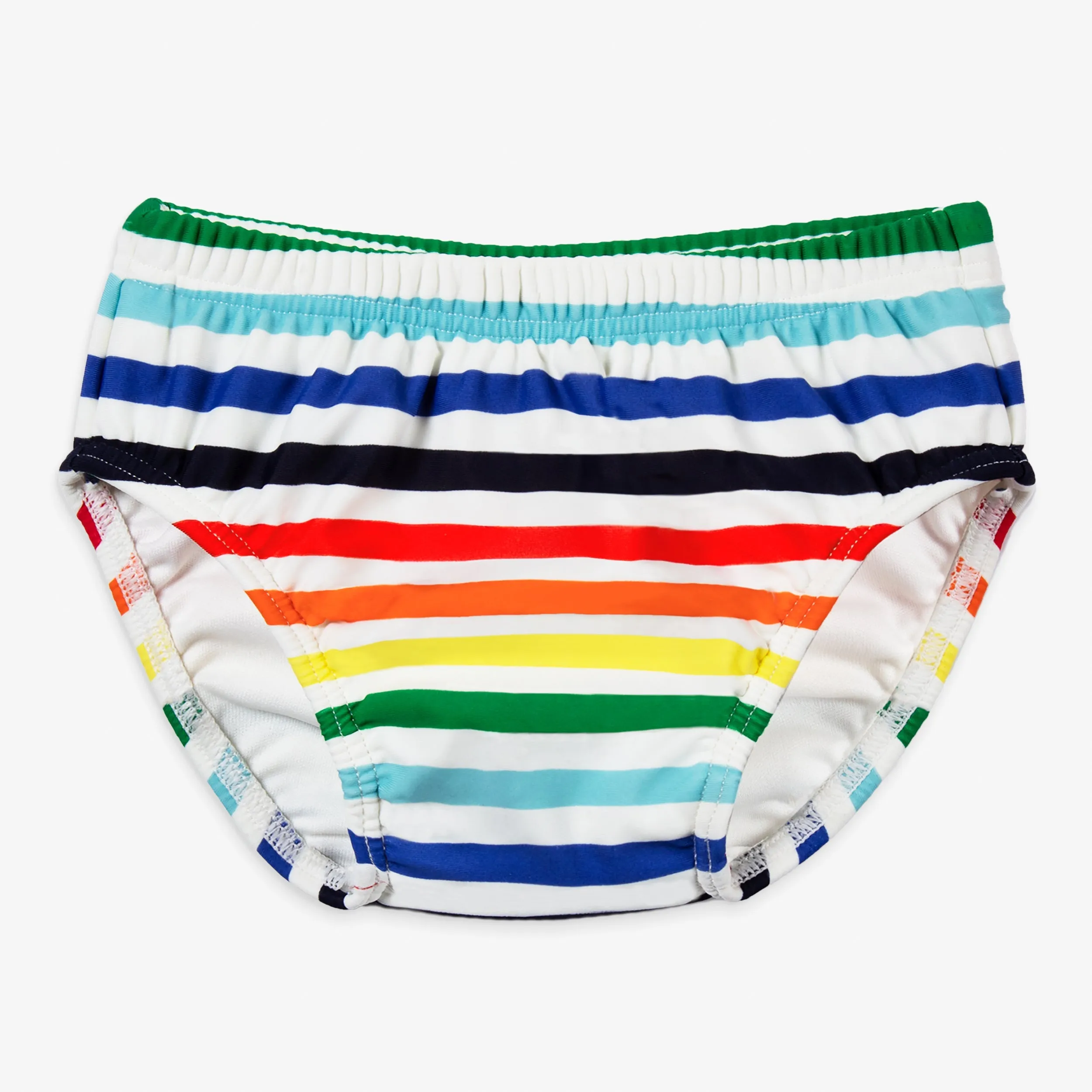 Clearance swim diaper in rainbow stripe