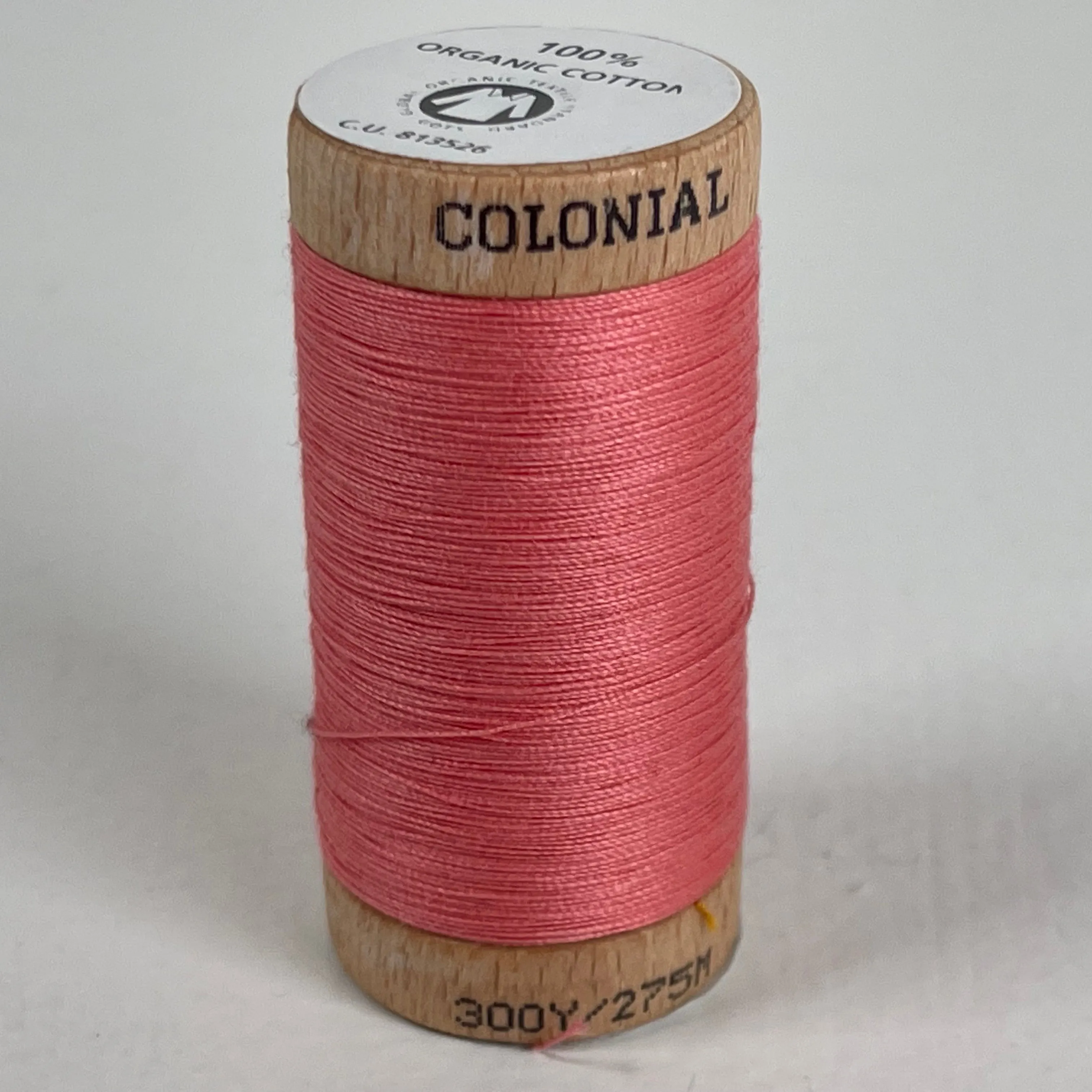 Colonial 100% Organic Cotton Thread - various colors