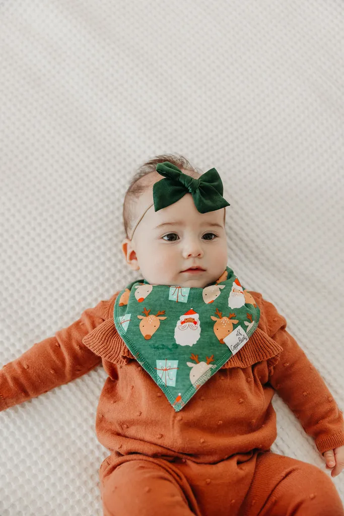 Copper Pearl- Prancer Bandana Bib Set (4 pack)