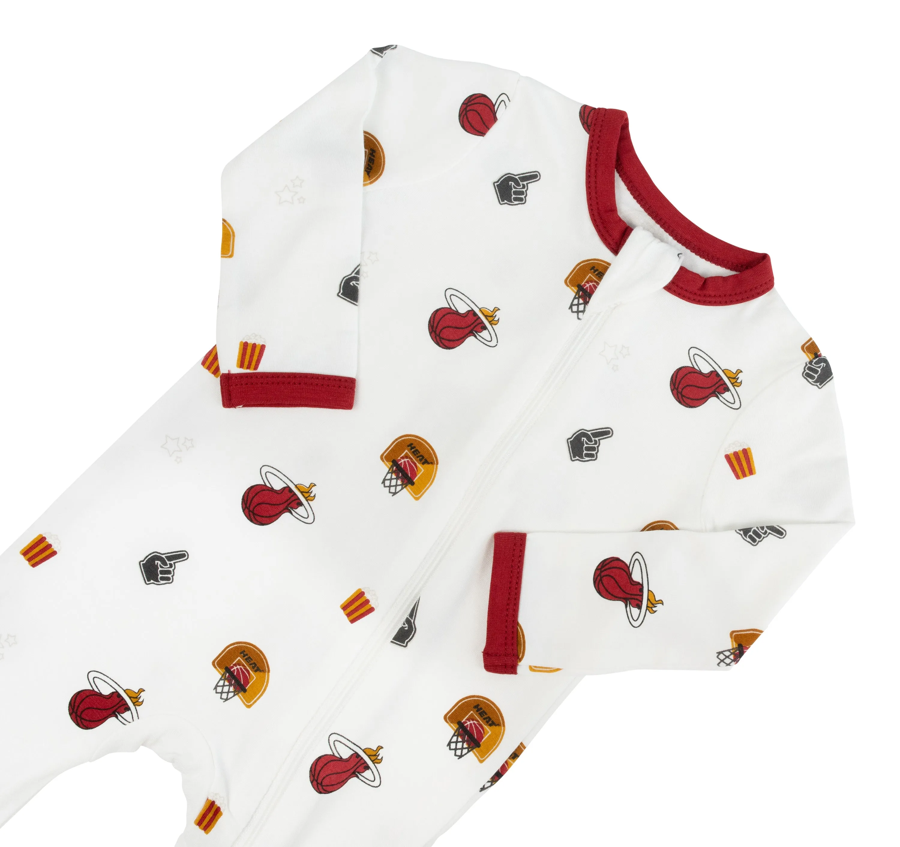 Court Culture x Kyte Baby Cloud Game Day Zippered Romper