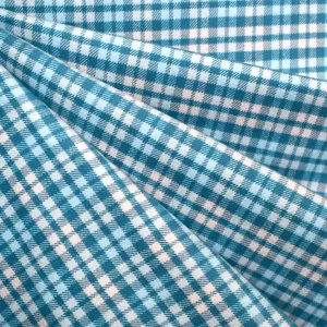 Cozy Cotton Flannel Check Plaid Aqua