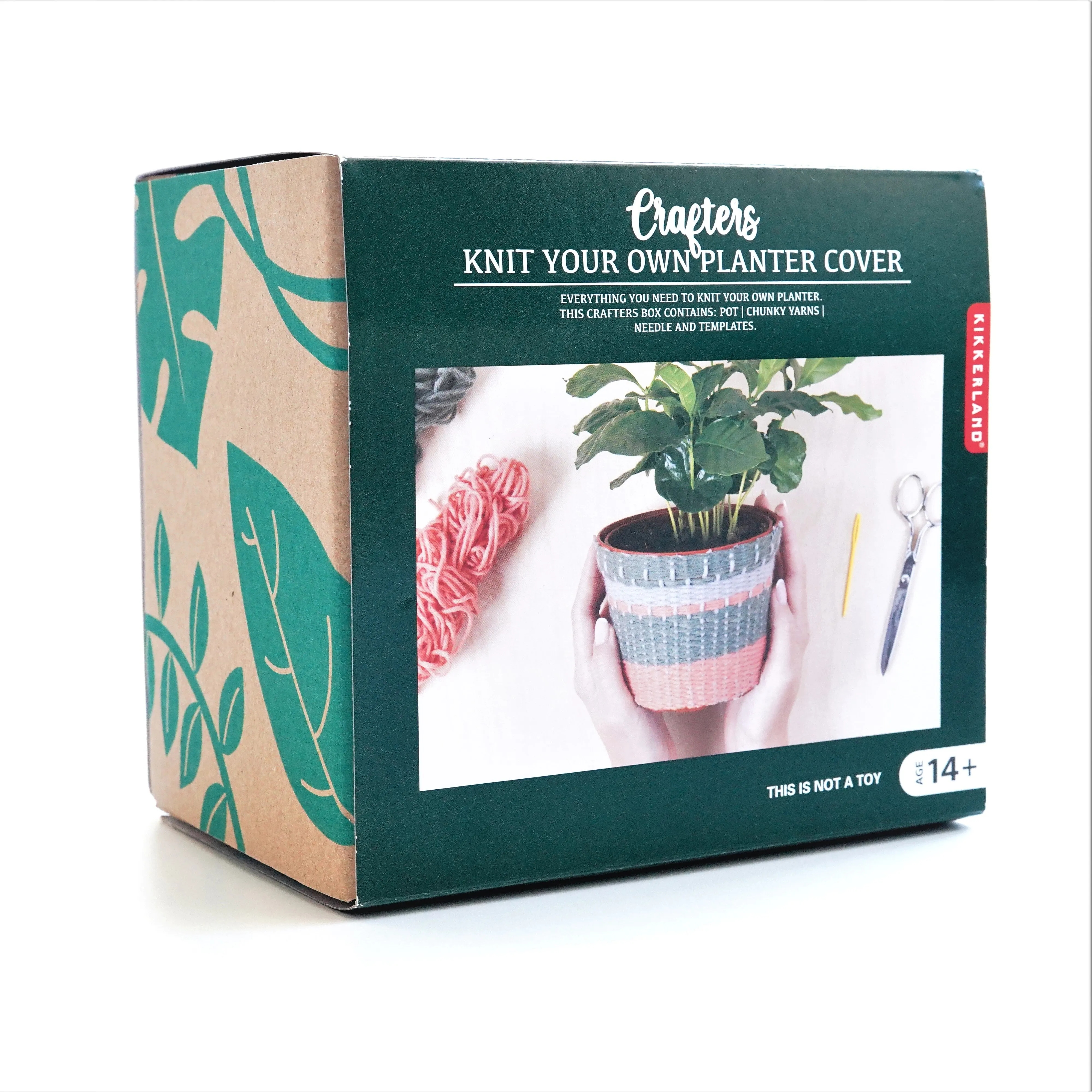 Crafters Knit Your Own Planter Cover Kit