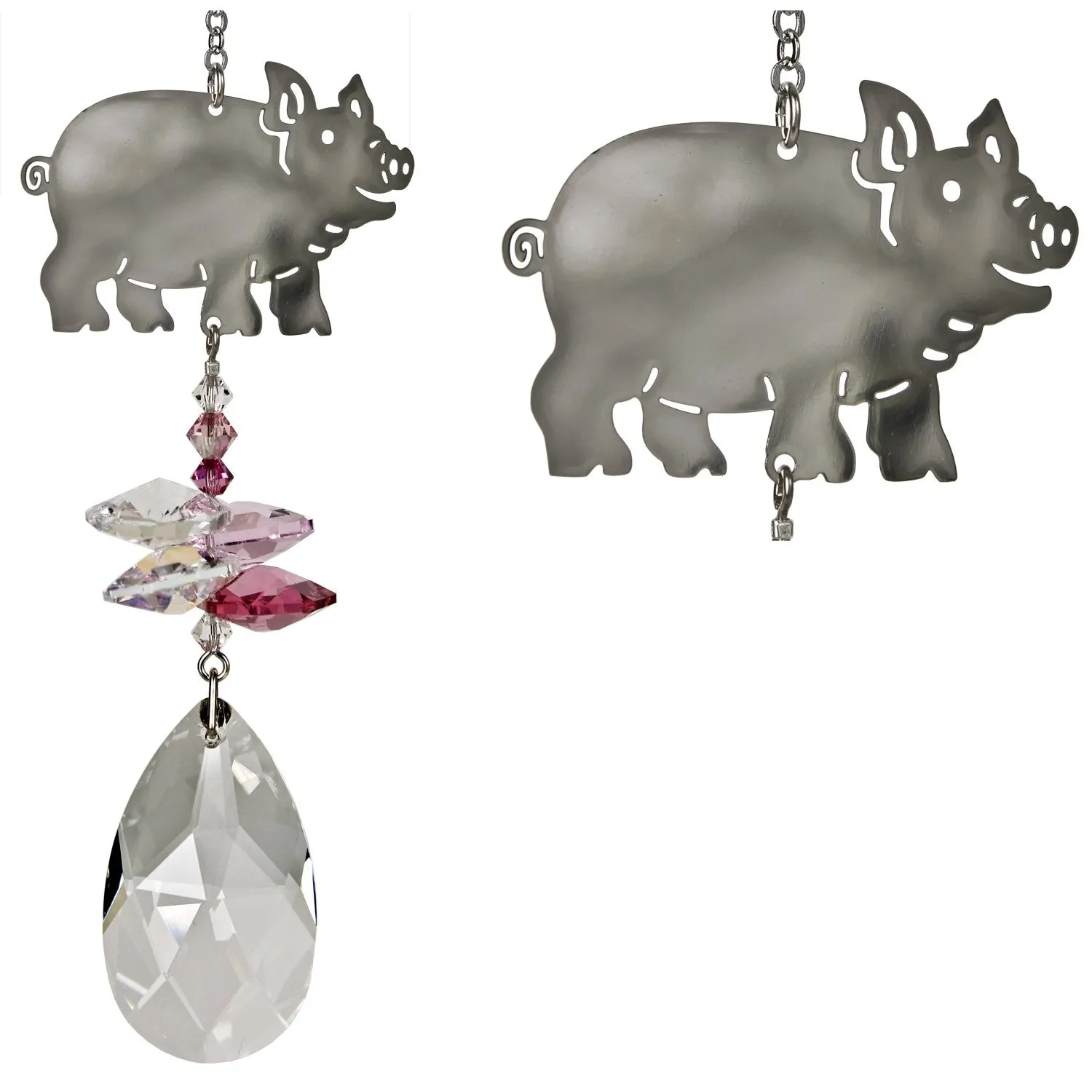 Crystal Fantasy Suncatcher - Pig