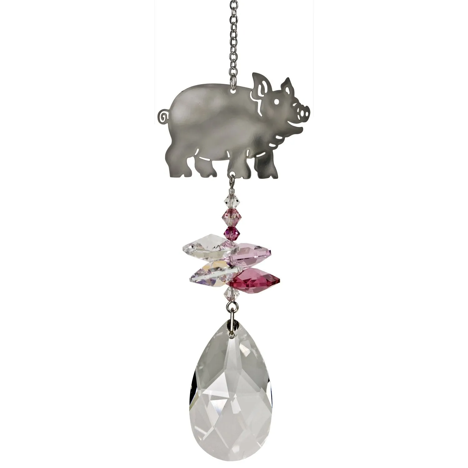 Crystal Fantasy Suncatcher - Pig