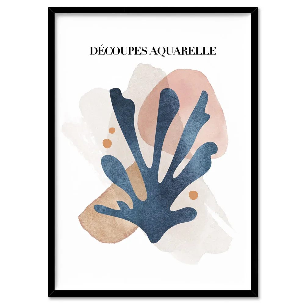 Decoupes Aquarelle I - Art Print