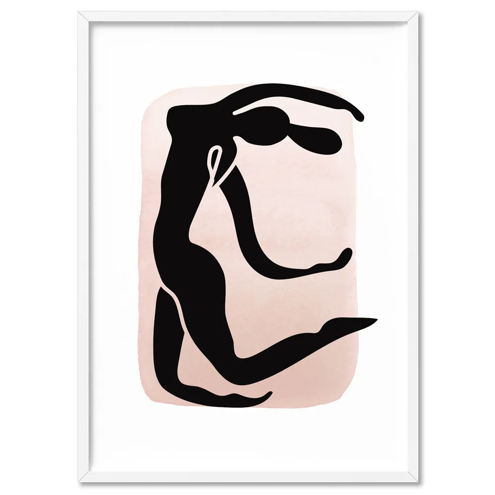 Decoupes La Figure Femme VIII - Art Print