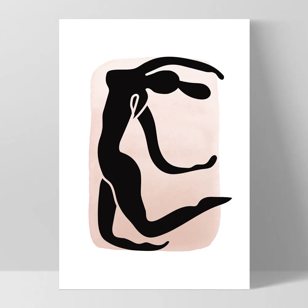 Decoupes La Figure Femme VIII - Art Print