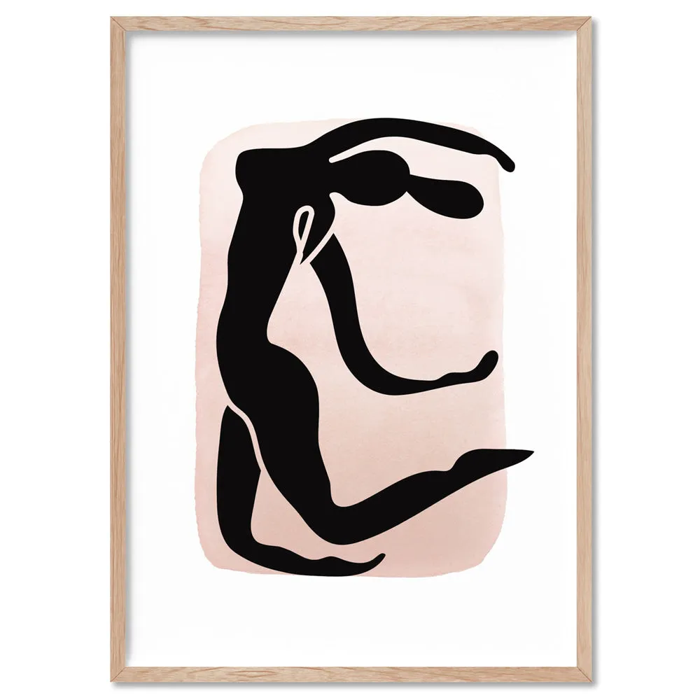 Decoupes La Figure Femme VIII - Art Print