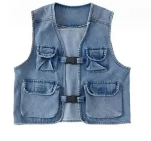 Denim Pocket Vest