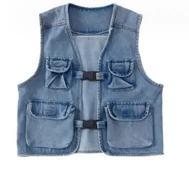 Denim Pocket Vest