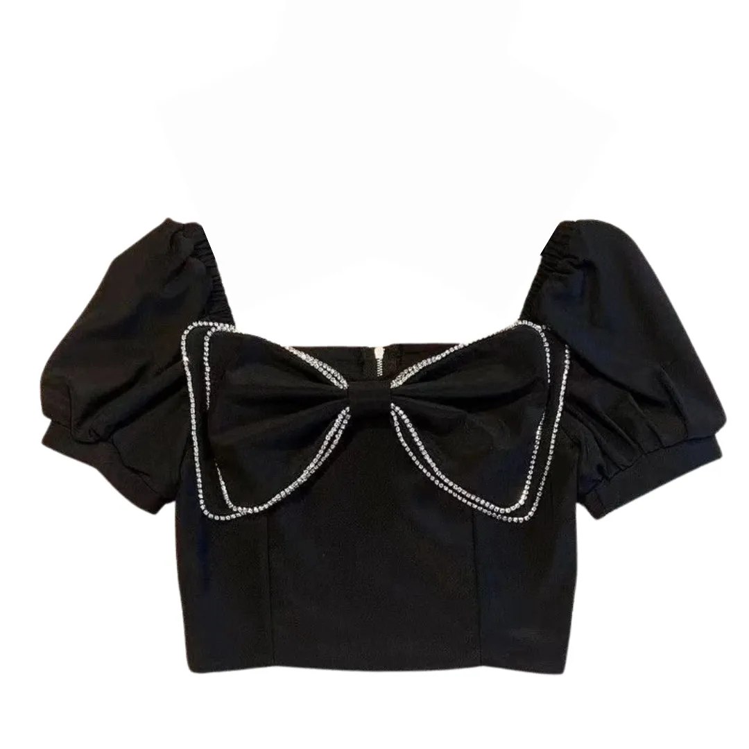 Diamond Bow Crop Top