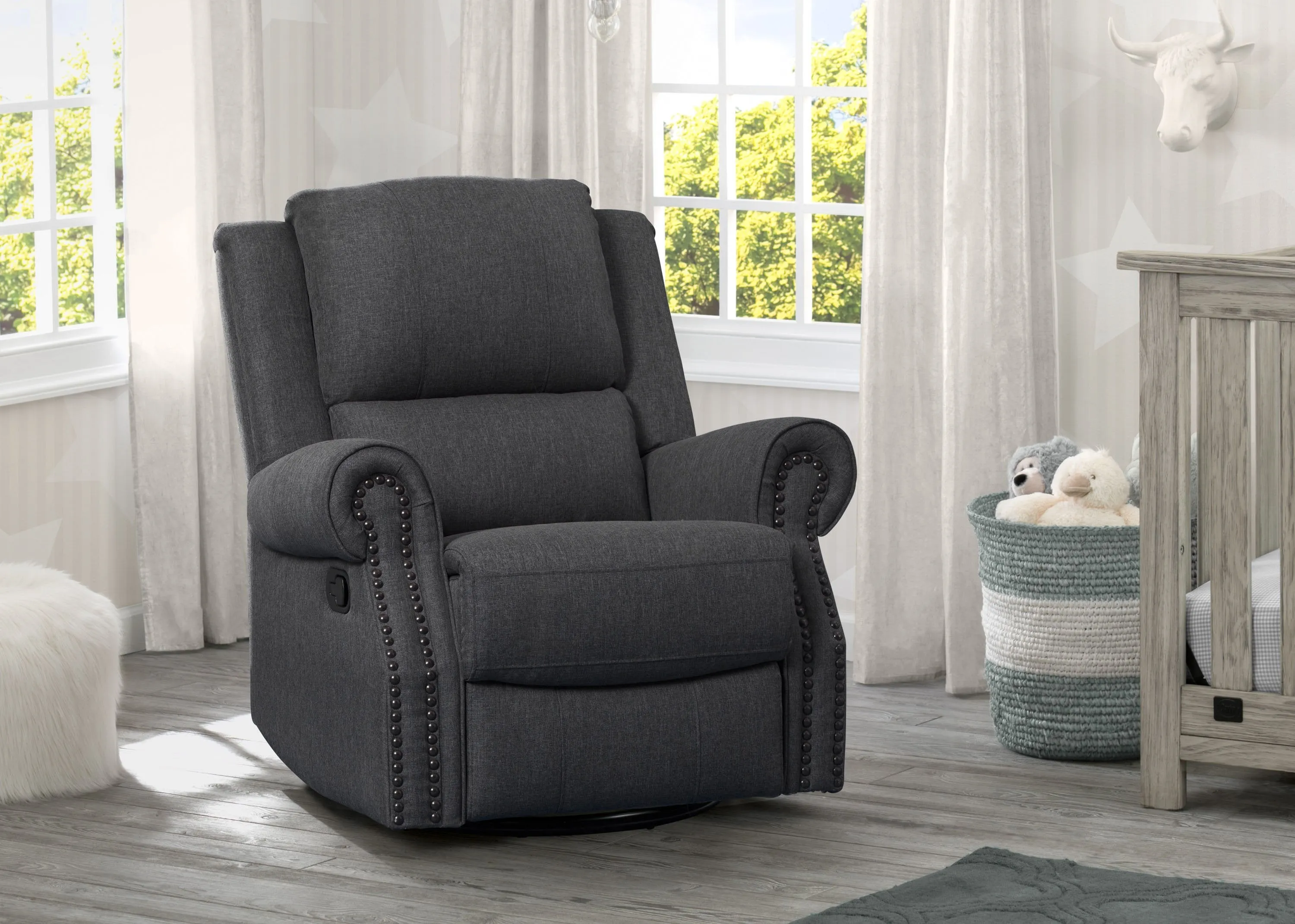 Drake Nursery Recliner Swivel Glider Chair